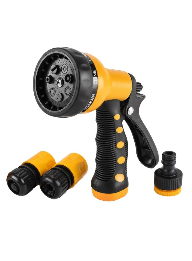 فوهة رش متعددة الوظائف لخرطوم الحديقة بمقبض زناد ART1523، أنماط رش قابلة للتعديل، هيكل بلاستيكي متين، مقبض مريح مانع للانزلاق، وصلات مانعة للتسرب، مثالية لغسيل السيارات، ري الحدائق وتنظيفها